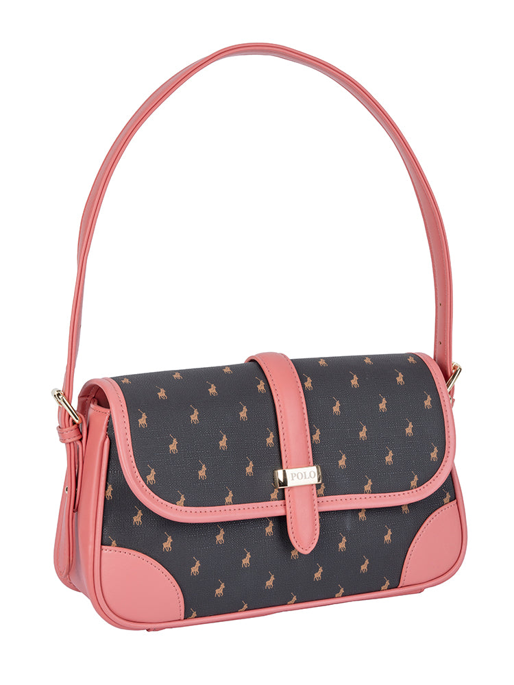 Polo Kelsey Flapover Shoulder Bag