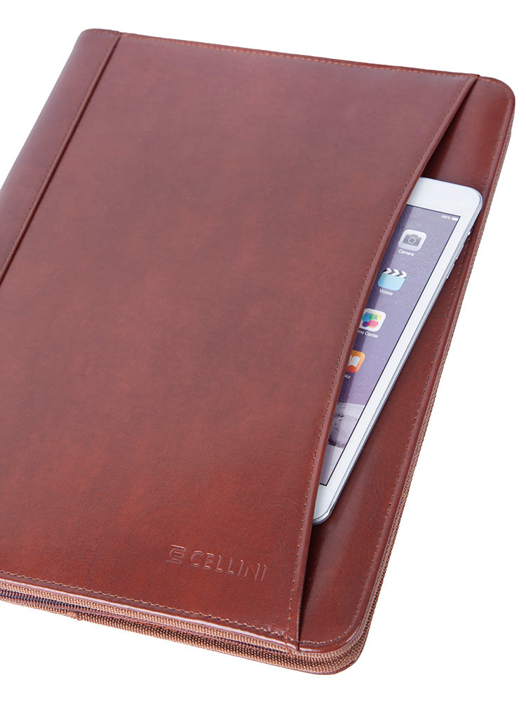 Cellini Agenda A4 Zip Around Folder Leather