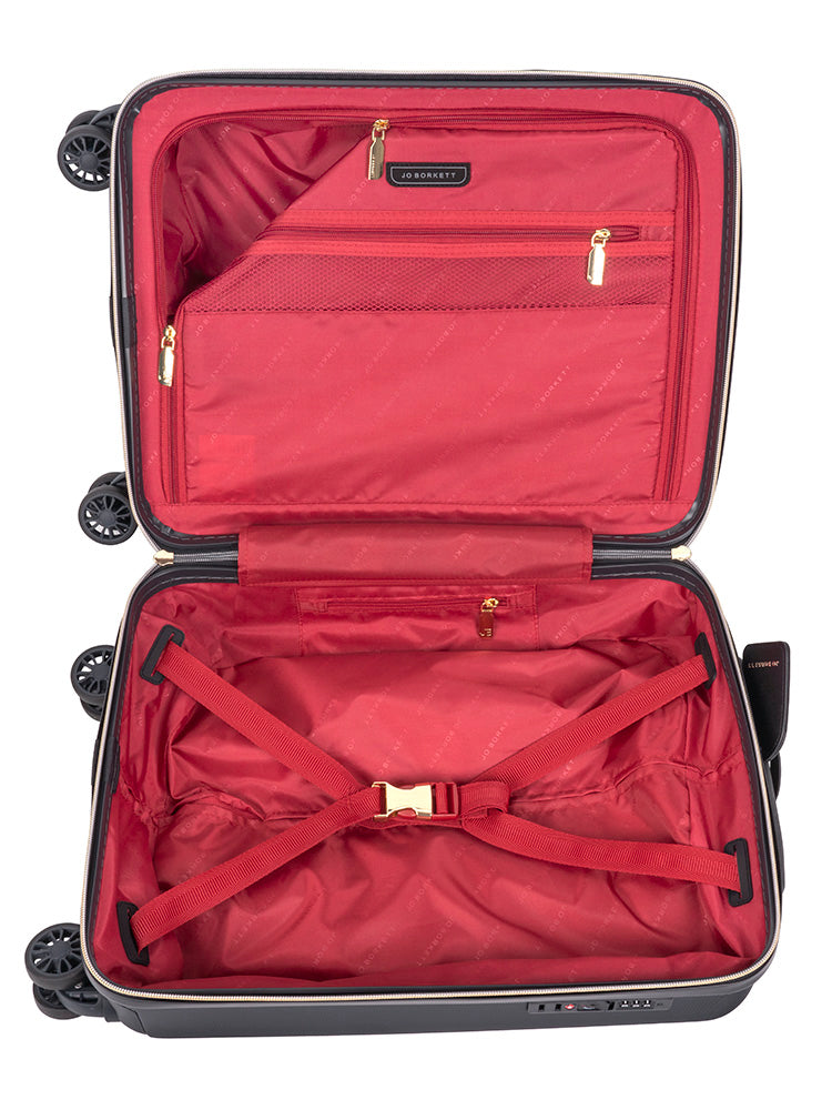 Jo Borkett Nouveau 4 Wheel Carry On Trolley