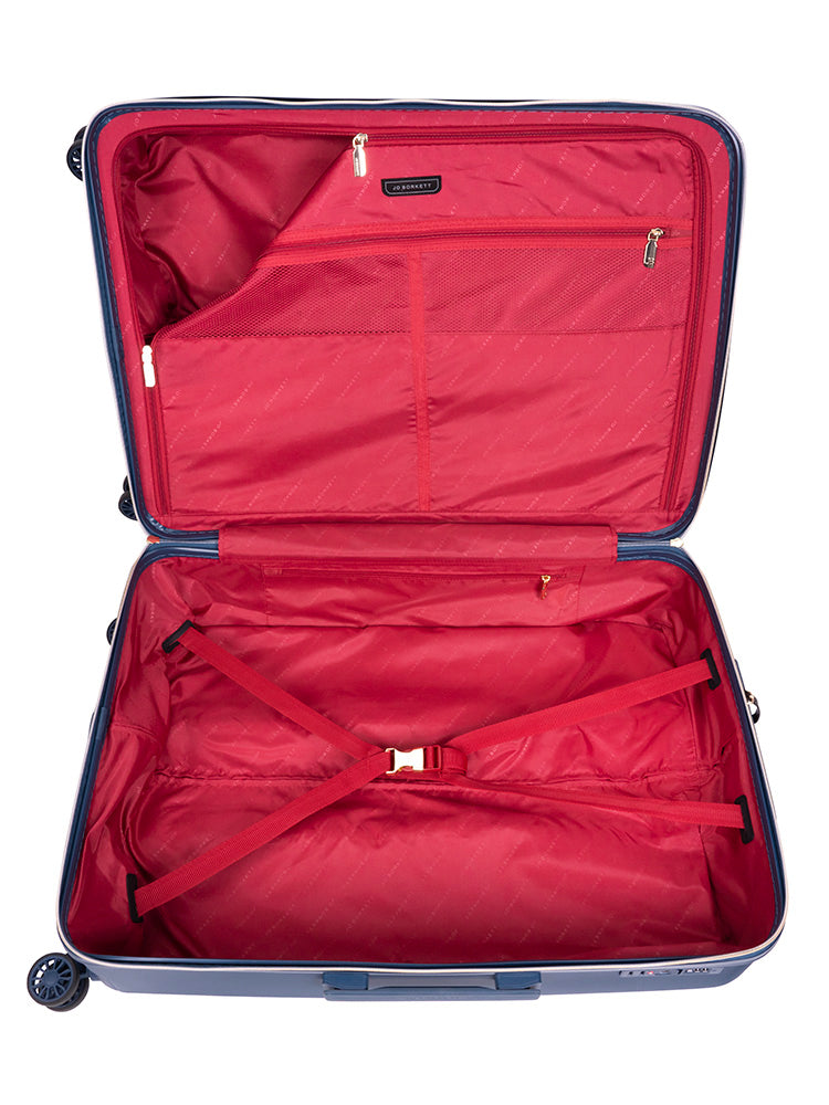 Jo Borkett Nouveau Large 4-Wheel Trolley Case