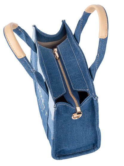 Jo Borkett Denim Medium Shopper