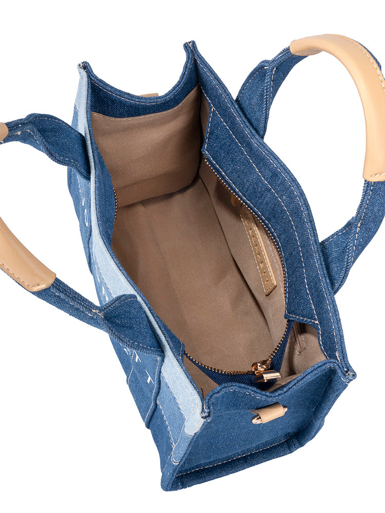 Jo Borkett Denim Medium Shopper