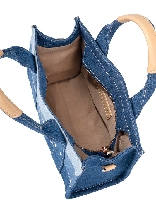 Jo Borkett Denim Medium Shopper