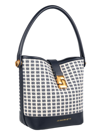 Jo Borkett Jacquard Bucket Bag
