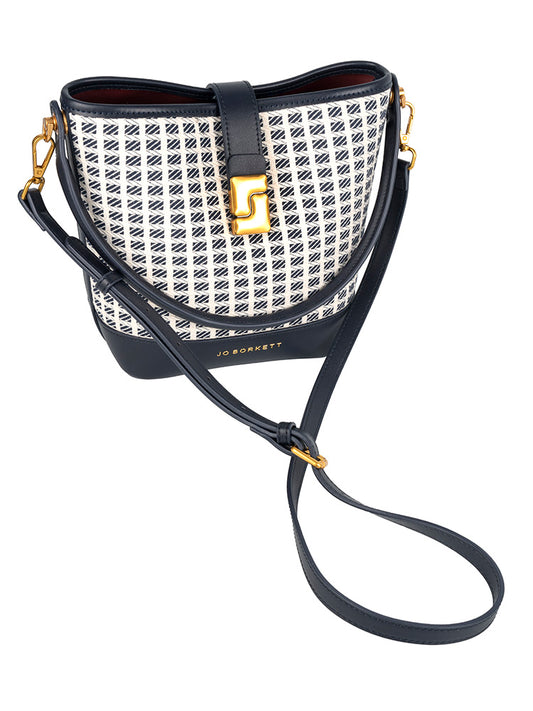 Jo Borkett Jacquard Bucket Bag