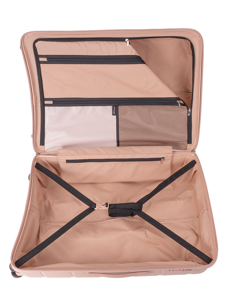 Cellini Rapido Large 4 Wheel Trolley - Beige