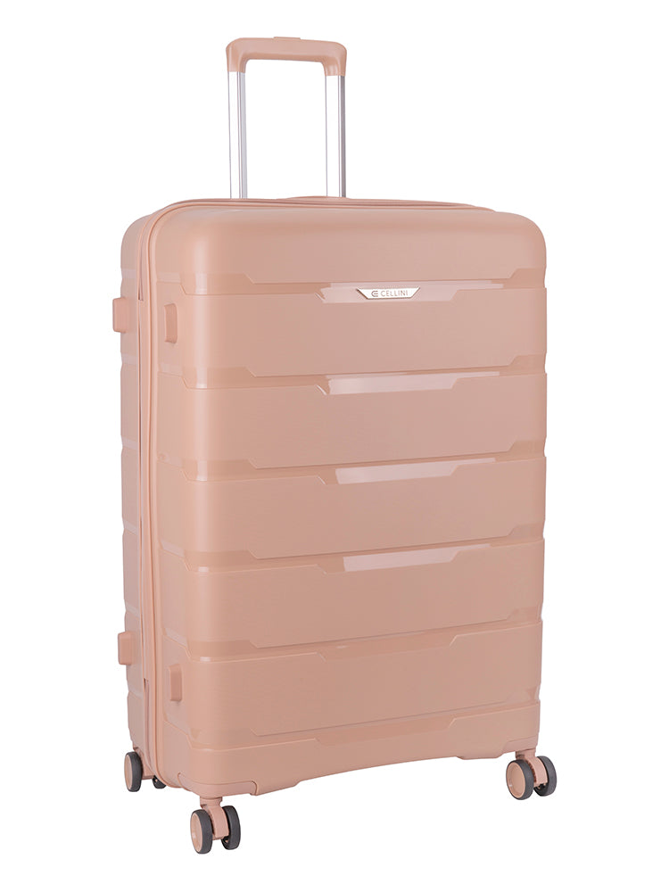 Cellini Rapido Large 4 Wheel Trolley - Beige