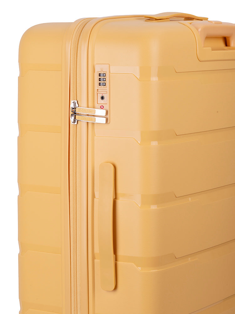 Cellini Rapido Large 4 Wheel Trolley - Yellow