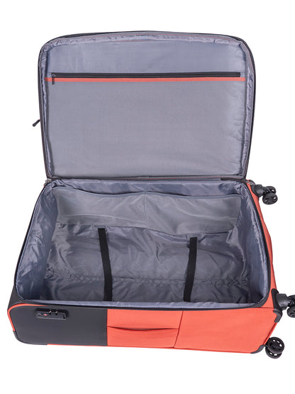 Voyager On The Go Large 4 Wheel Trolley Case - Rust