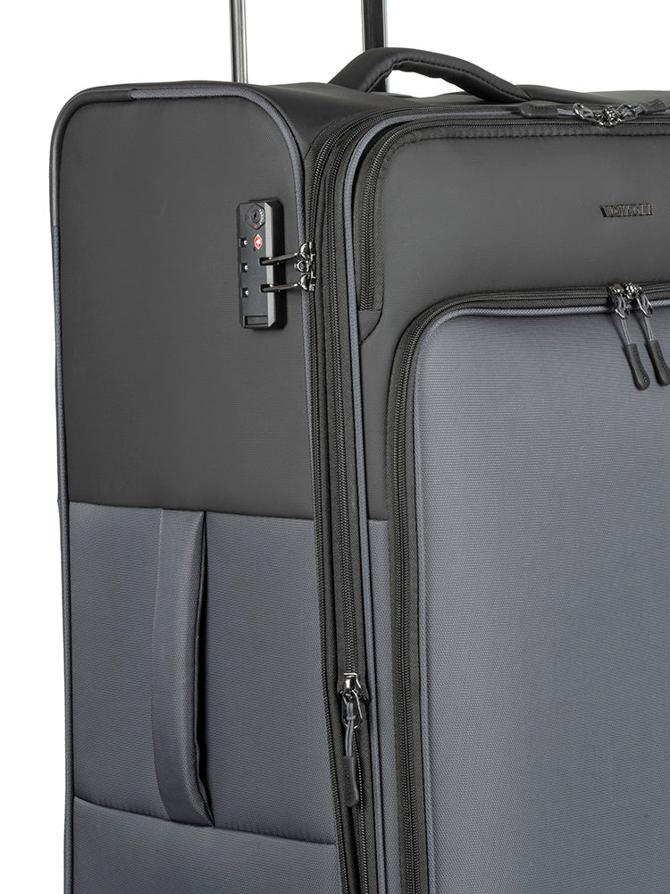 Voyager On The Go Large 4 Wheel Trolley Case - Sage