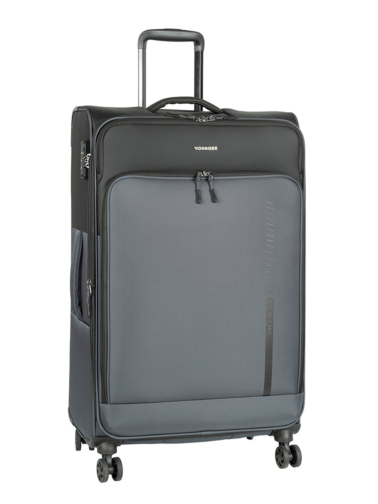 Voyager On The Go Large 4 Wheel Trolley Case - Sage