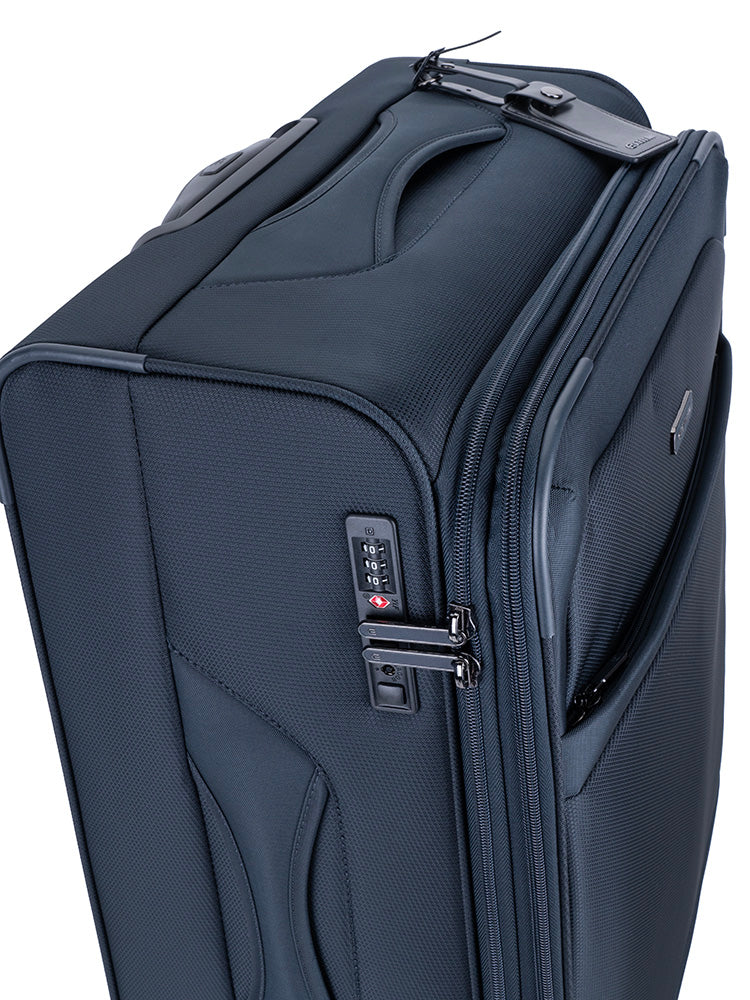 Cellini Microlite S Widebody Maxipack Medium 4 Wheel Trolley Case - Ink Blue