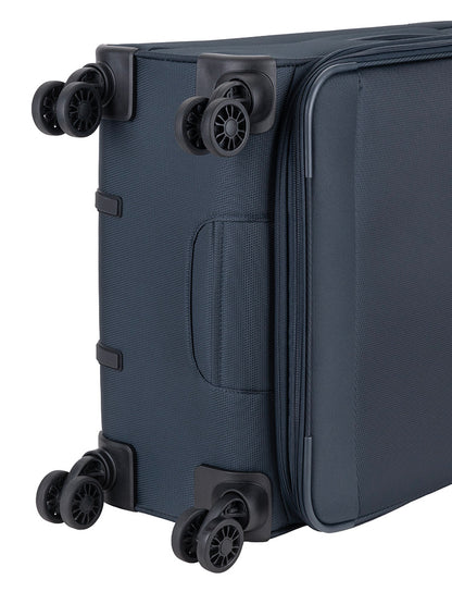 Cellini Microlite S Widebody Maxipack Medium 4 Wheel Trolley Case - Ink Blue