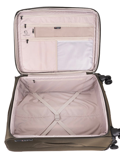 Cellini Microlite S Widebody Maxipack Medium 4 Wheel Trolley Case - Sandalwood