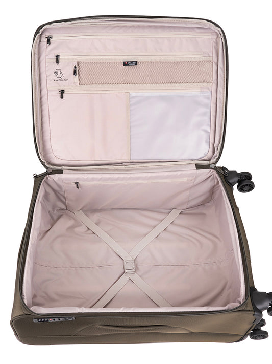 Cellini Microlite S Widebody Maxipack Medium 4 Wheel Trolley Case - Sandalwood