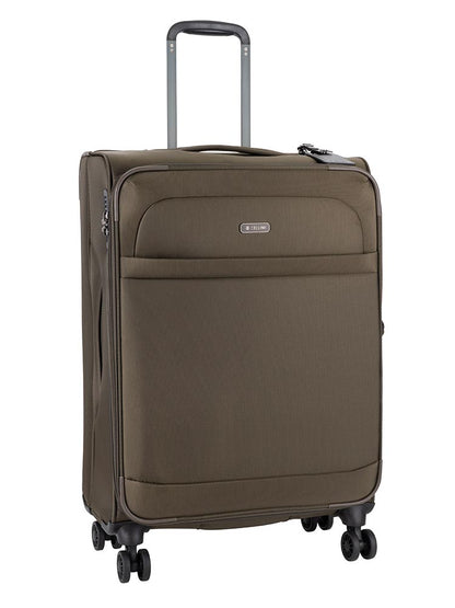 Cellini Microlite S Widebody Maxipack Medium 4 Wheel Trolley Case - Sandalwood