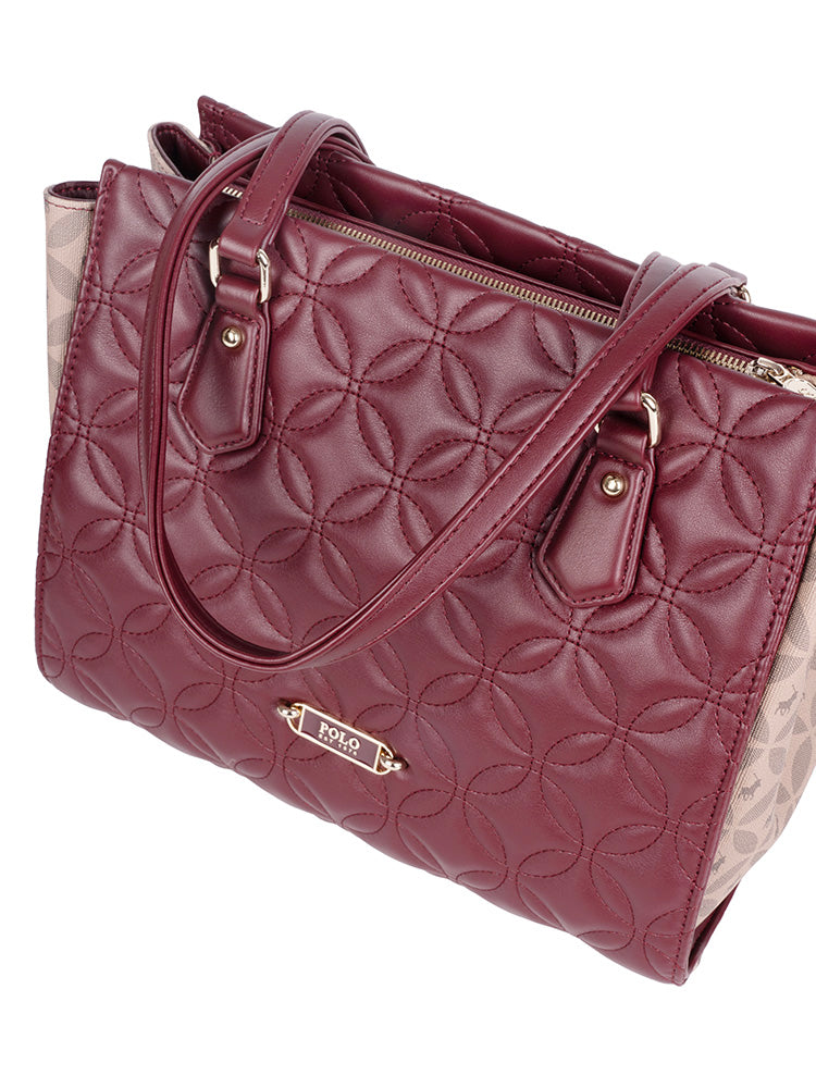 Polo Madison Tote - Garnet