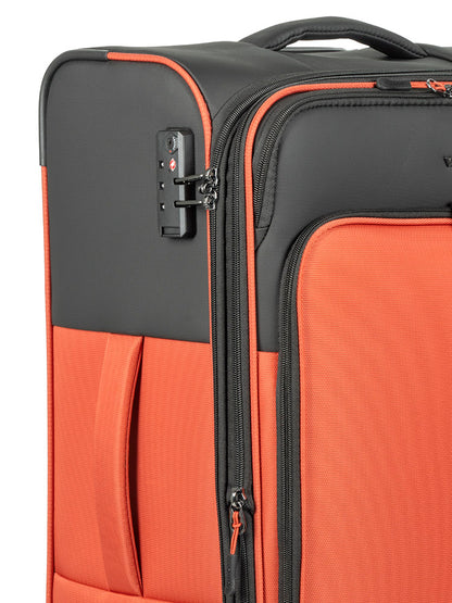 Voyager On The Go Medium 4 Wheel Trolley Case - Rust