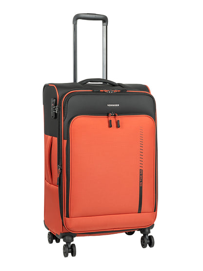 Voyager On The Go Medium 4 Wheel Trolley Case - Rust