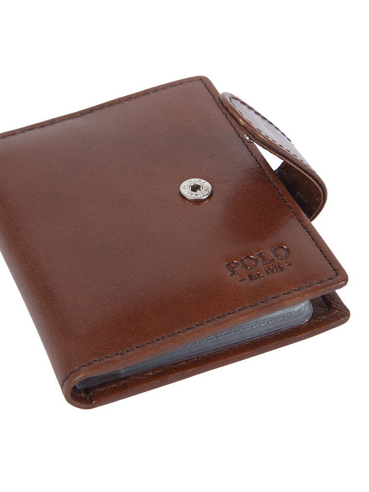 Polo Colorado Card Holder With Tab