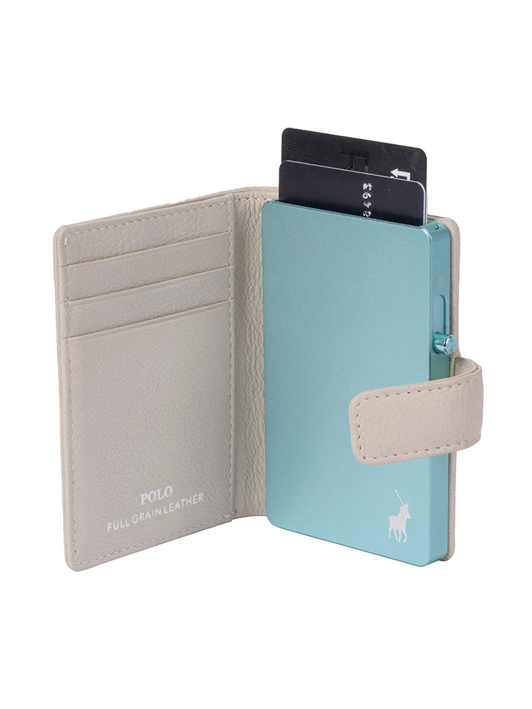 Polo Pop-Up Leather Tab Wallet