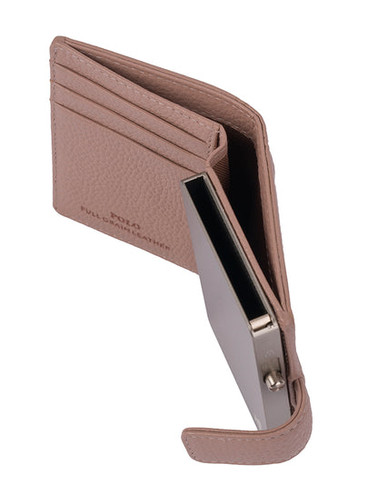 Polo Pop-Up Leather Tab Wallet