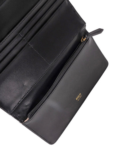 Polo Ascot Slim Trifold Purse - Beluga