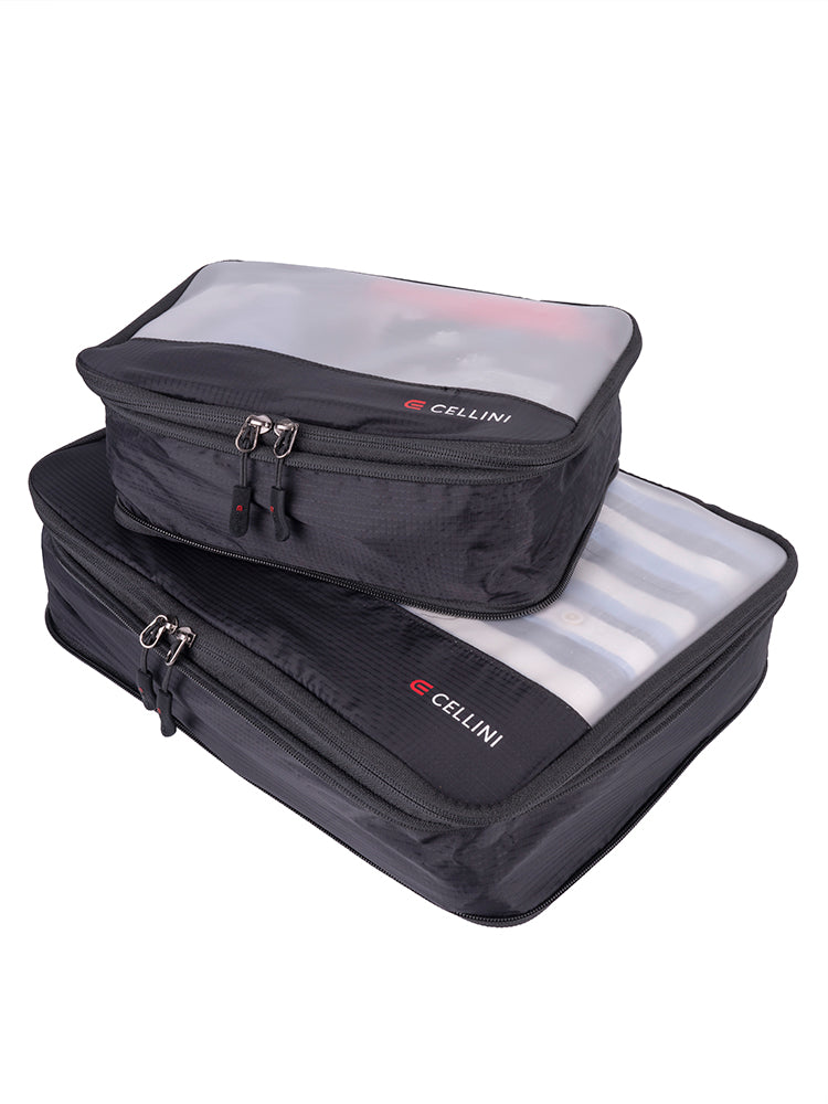 Cellini Travel Accessories 2 Pack Large and Medium Packing Cubes