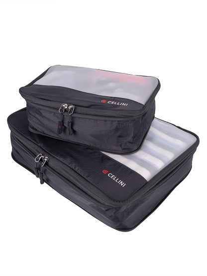 Cellini Travel Accessories 2 Pack Large and Medium Packing Cubes