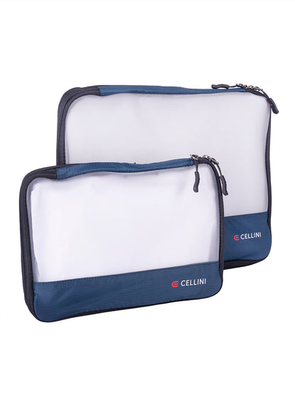 Cellini Travel Accessories 2 Pack Large and Medium Packing Cubes