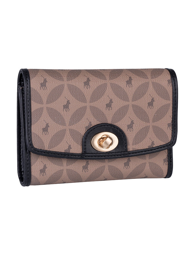 Polo Havana Compact Trifold Purse