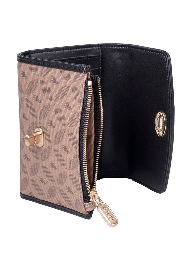 Polo Havana Compact Trifold Purse