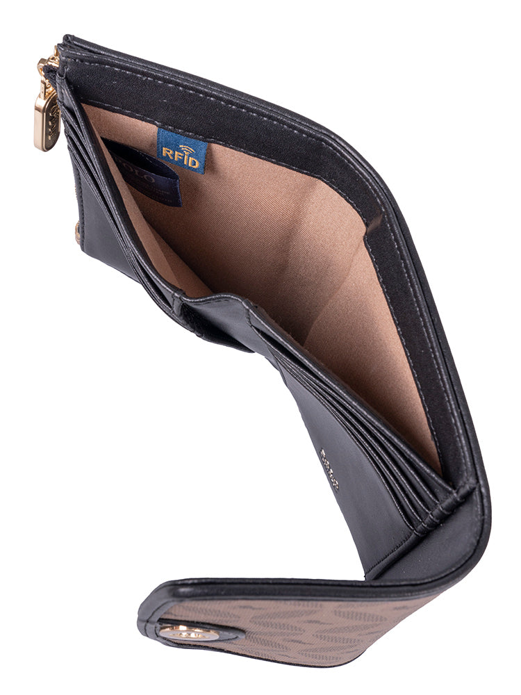 Polo Havana Compact Trifold Purse