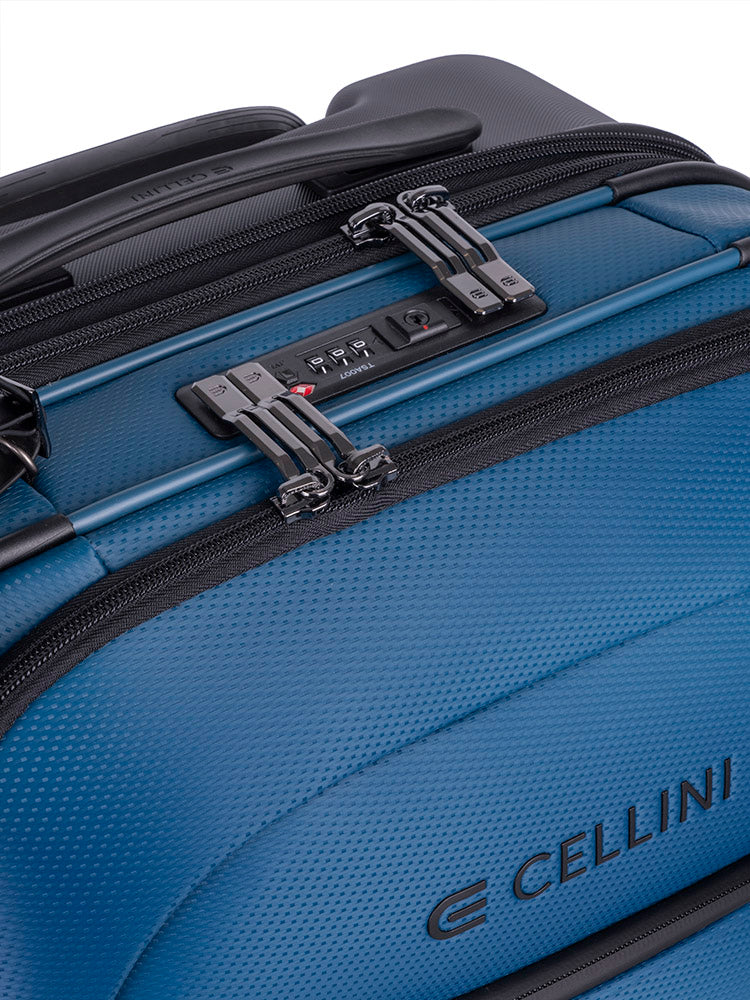 Cellini Pro X 2 Wheel Carry-On Pullman with Oversized Fastline All Terrain Wheels