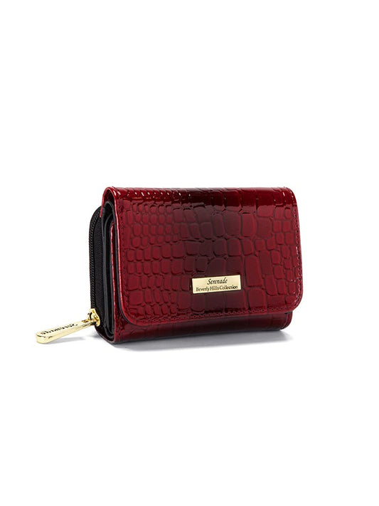 Serenade Cherry Croc Small Purse