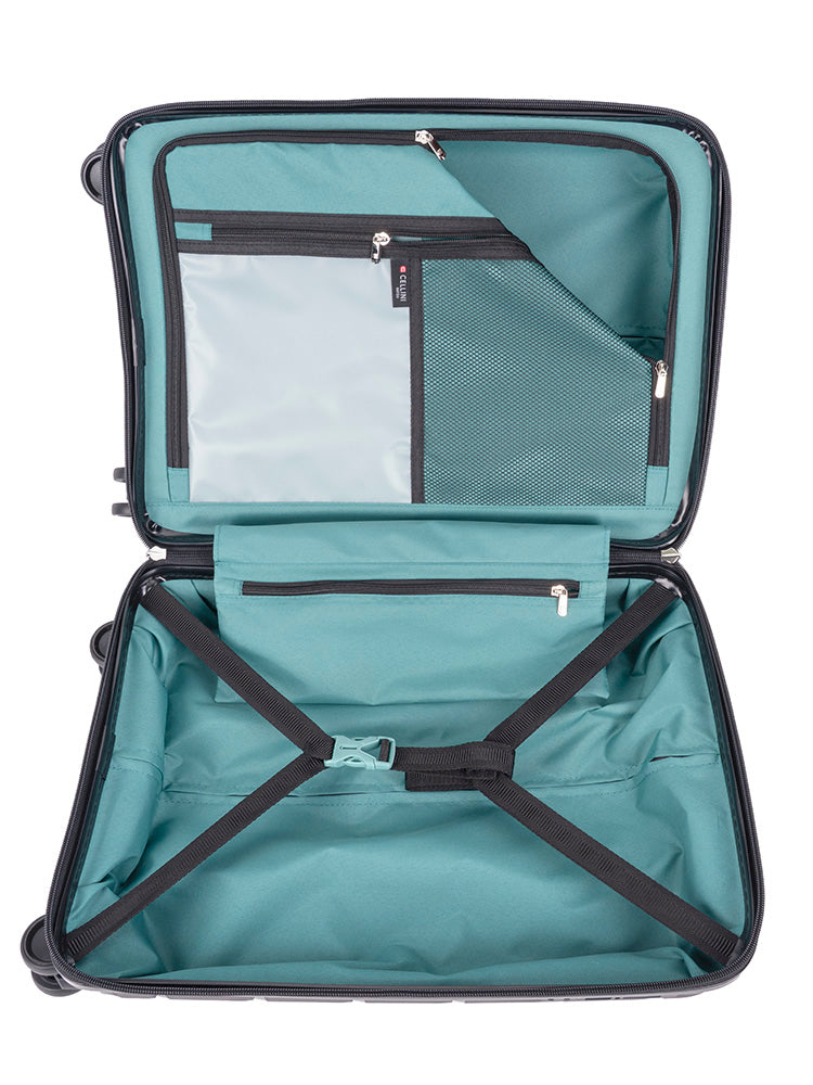 Cellini Rapido 4 Wheel Carry On Trolley - Black