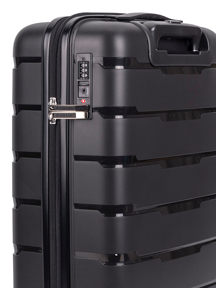 Cellini Rapido 4 Wheel Carry On Trolley - Black