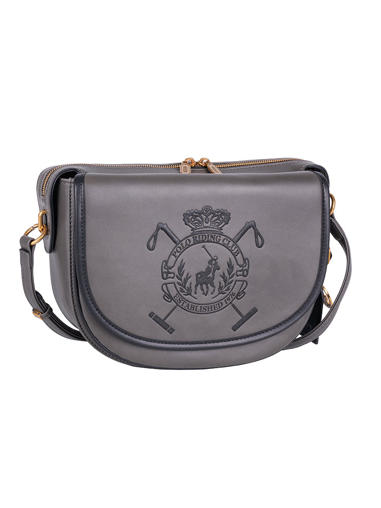 Polo Ascot Saddle Crossbody - Beluga