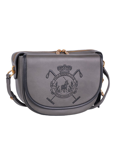 Polo Ascot Saddle Crossbody - Beluga