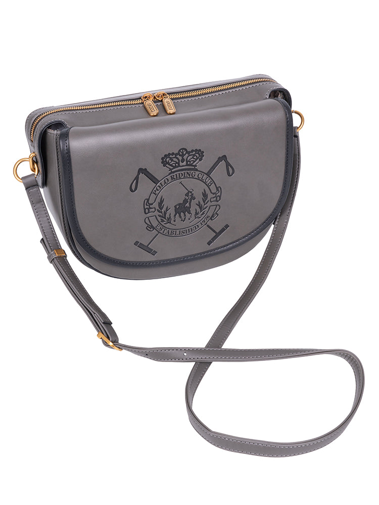 Polo Ascot Saddle Crossbody - Beluga
