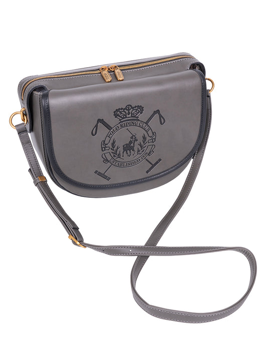Polo Ascot Saddle Crossbody - Beluga