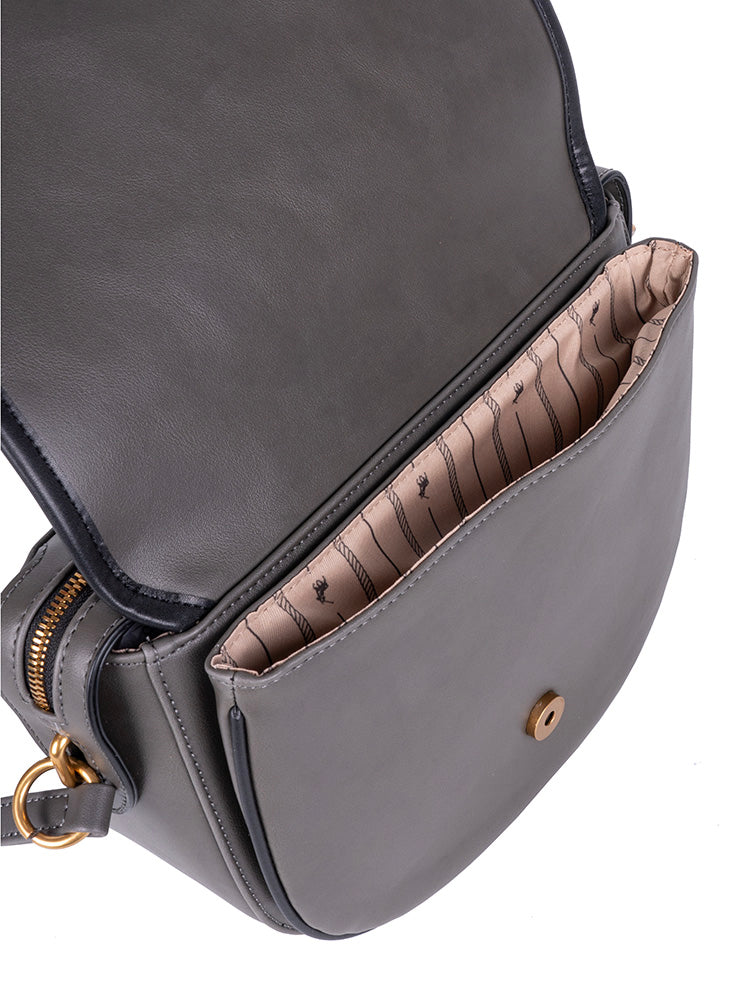 Polo Ascot Saddle Crossbody - Beluga