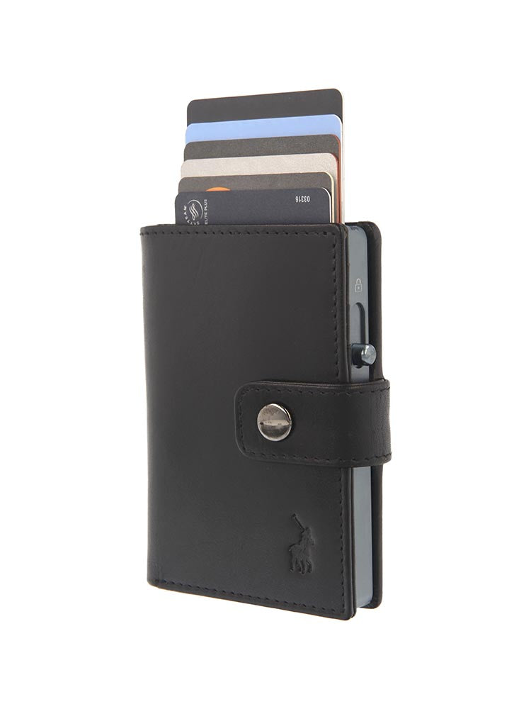 Polo Pop-Up Leather Tab Wallet