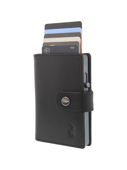 Polo Pop-Up Leather Tab Wallet