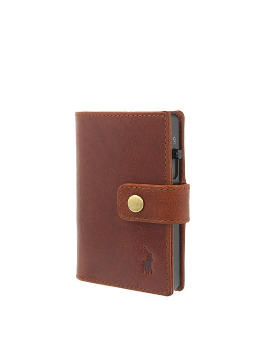 Polo Pop-Up Leather Tab Wallet