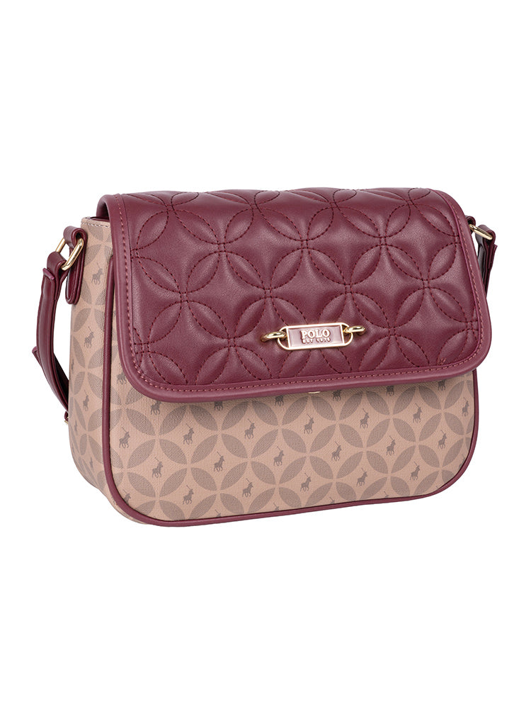 Polo Madison Flapover Sling - Garnet