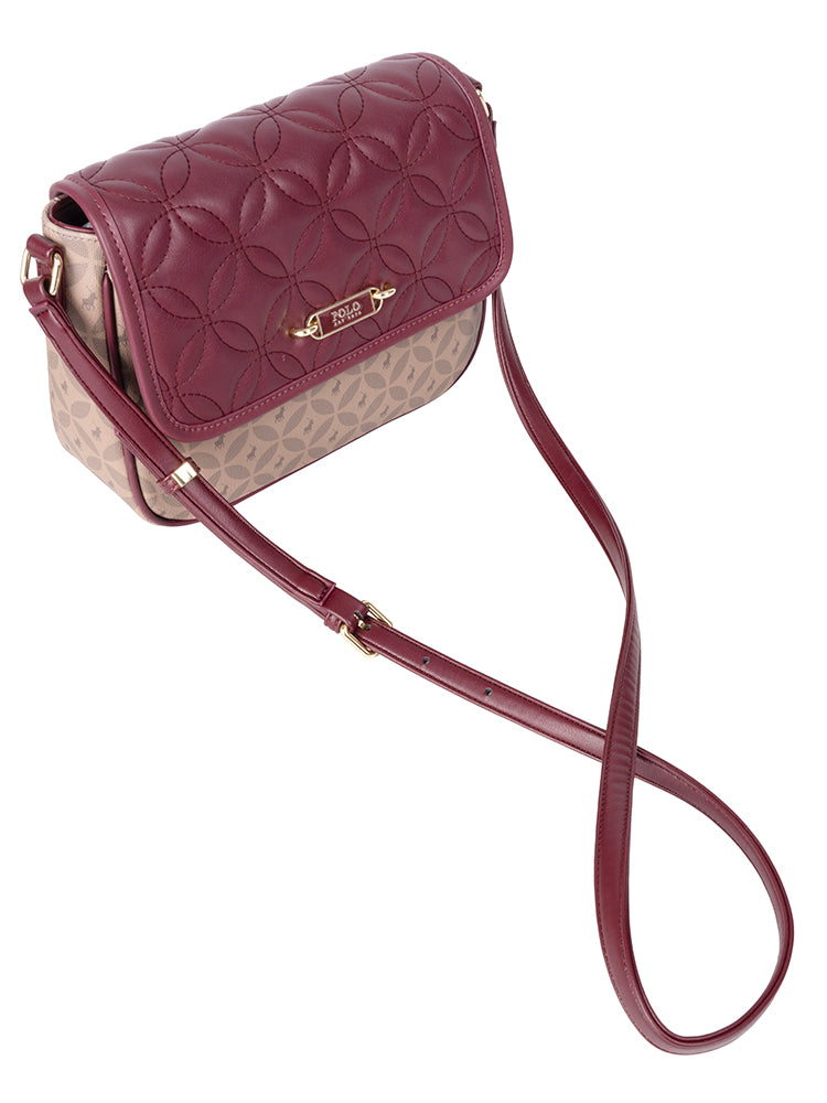 Polo Madison Flapover Sling - Garnet