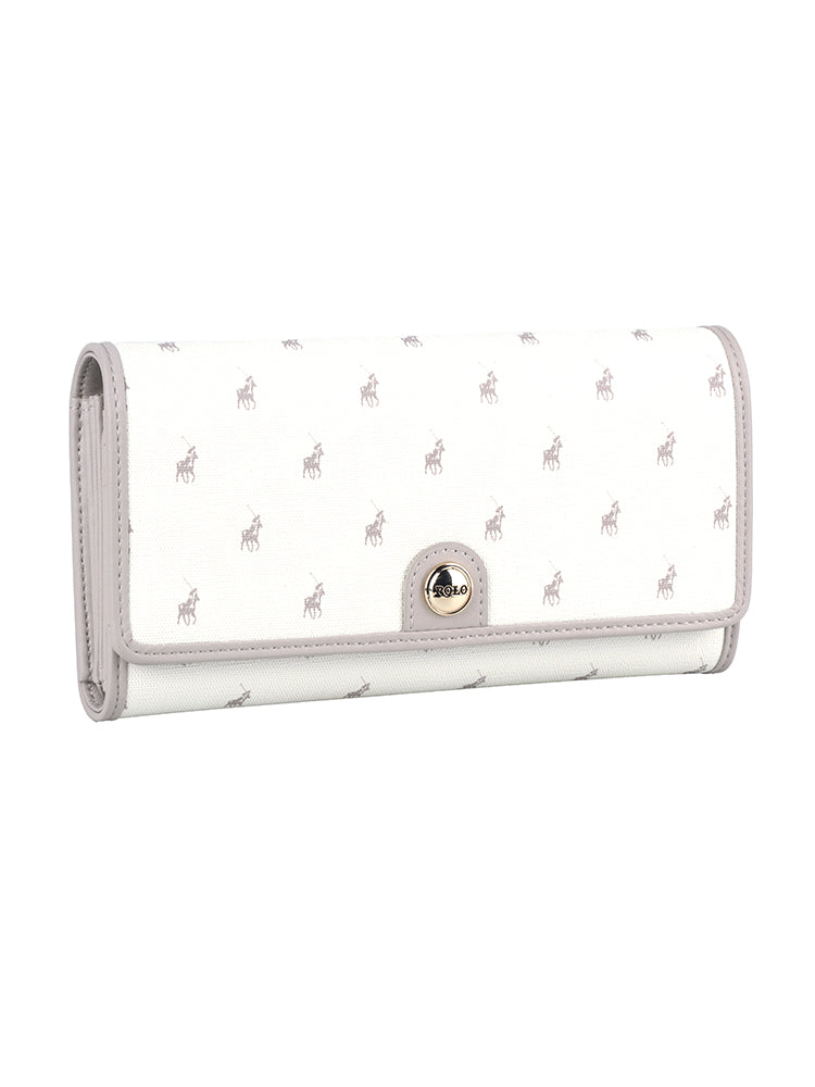 Polo Monticello Trifold Purse - Grey