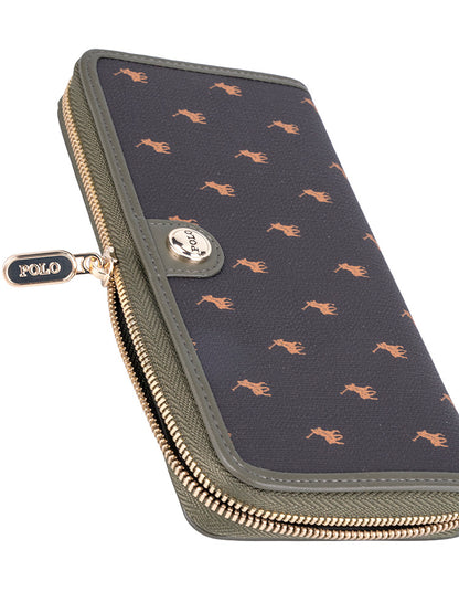 Polo Monticello Zip Around Purse - Alpine