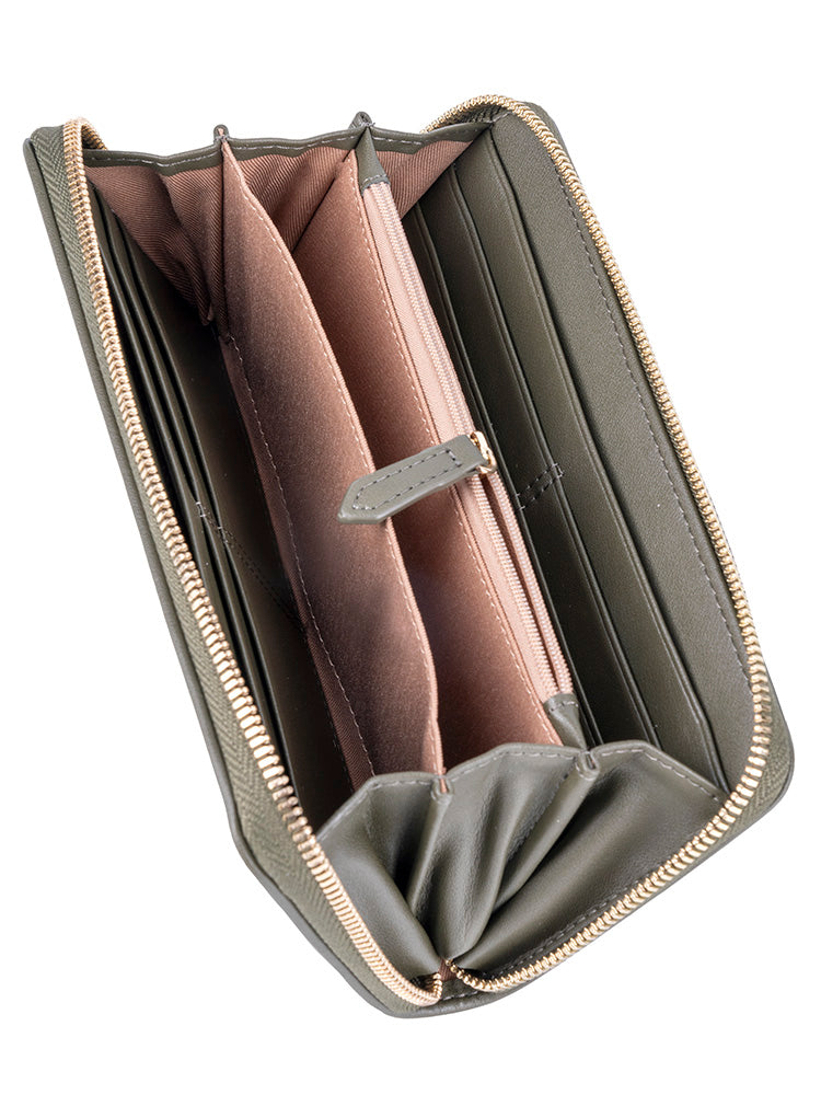 Polo Monticello Zip Around Purse - Alpine